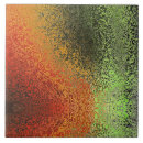 Search for green and gold pattern tiles Abstract