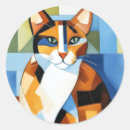 Search for cubist stickers Cat