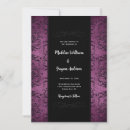 Search for black and purple wedding invitations Unique