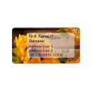 Search for autumn harvest return address labels Sunflower