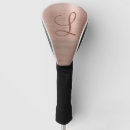 Search for initial golf head covers Girly