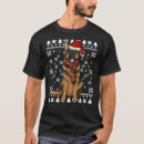 Search for german shepherd christmas tshirts Ugly