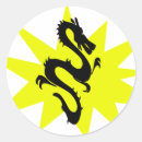 Recherche de dragon de de autocollants Silhouette