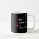 Search for santas list mugs Nice