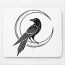 Search for gothic decor mousepads Crow