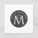 Search for round square business cards Simple