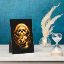 Recherche de shih plaques Chien drôle