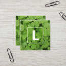 Recherche de trèfles cartes visite Vert