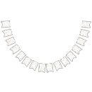 Search for orange and blue bunting flags Red