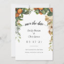Search for gold floral save the dates Greenery