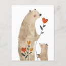 Search for bear illustration postcards Birthday