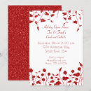 Search for glitter border invitations Red