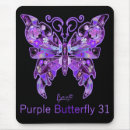 Recherche de papillons pourpres tapis souris Violet