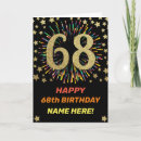 Search for 68th birthday cards 68 years old