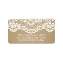Search for lace return address labels Bridal shower