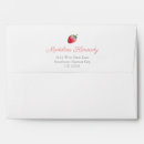 Search for strawberry envelopes Watercolor