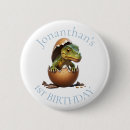 Search for dinosaur birthday buttons Modern