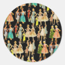 Search for vintage womens fashion stickers Woman