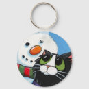 Search for snowman keychains Cat