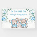 Recherche de twins baby shower banners Pour elle