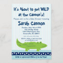 Search for alligator invitations Blue