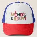 Search for red green christmas hats Typography