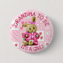 Recherche de baby shower fille badges Grand mère