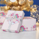 Search for christmas glitter wrapping paper Unicorn