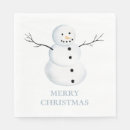 Search for snowman napkins Watercolor