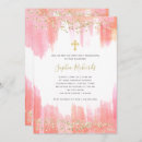 Search for gold glitter first communion invitations Trendy
