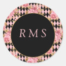 Recherche de arlequin autocollants Rose