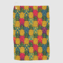 Search for pineapple golf towels Watercolor