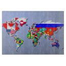Recherche de monde planches à découper Cartographie