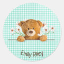 Search for white bear stickers Gingham