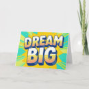 Search for big dreams cards Typography