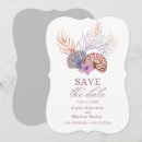 Search for seashells save the dates Modern