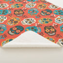 Search for day of the dead blankets Flowers