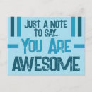 Search for awesome stuff postcards Encouragement