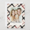 Search for red and black plaid christmas cards Classic