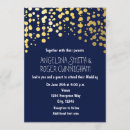 Recherche de de de confettis invitations mariage invitations Bleu marine