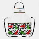 Search for white christmas tree aprons Green