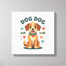 Search for cartoon dog canvas prints Puppy