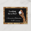 Search for golf instructor business cards Elegant