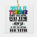 Search for specialized small ornaments Teacher