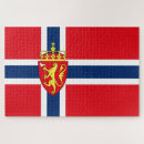 Recherche de vikings puzzles Drapeau de la norvège