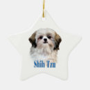 Search for shih tzu ornaments Shitzu