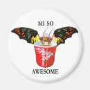 Recherche de dragon chinois magnets Rouge