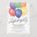 Search for kids surprise party invitations Colourful