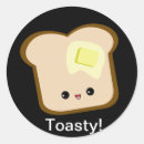Search for buttered toast stickers Food
