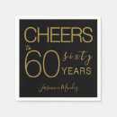 Search for cheers napkins 60th birthday
